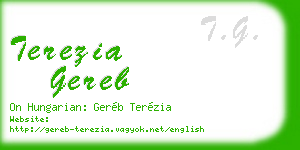 terezia gereb business card